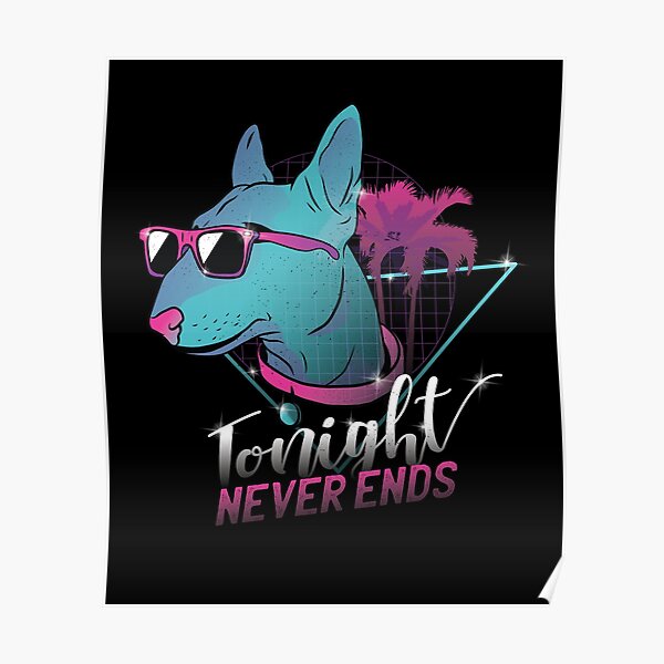 Neon Pets Posters Redbubble - neon chill dog roblox