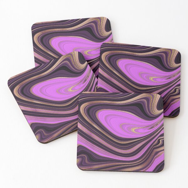 Item preview, Agate - Pink/Gold/Black designed and sold by GwenAguilar.