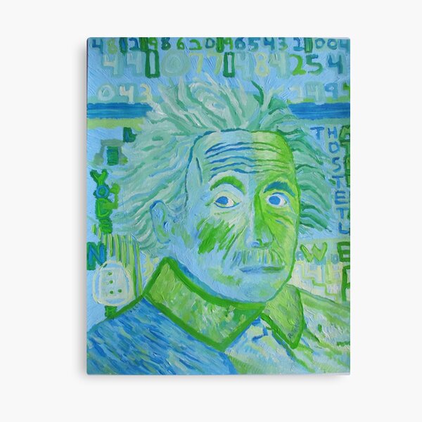 Albert Einstein Impression sur toile