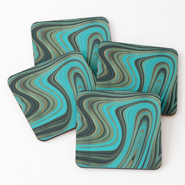 Item preview, Agate Smartphone Case - Teal/Gold/Black designed and sold by GwenAguilar.