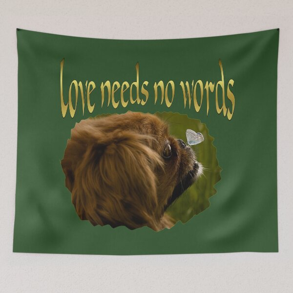 Item preview, love needs no words designed and sold by laura-S.