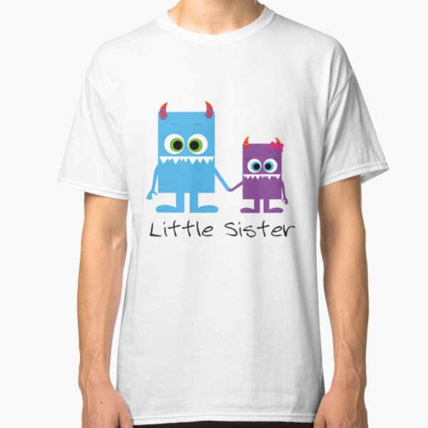 süße Monster Geschwister, little sister Classic T-Shirt