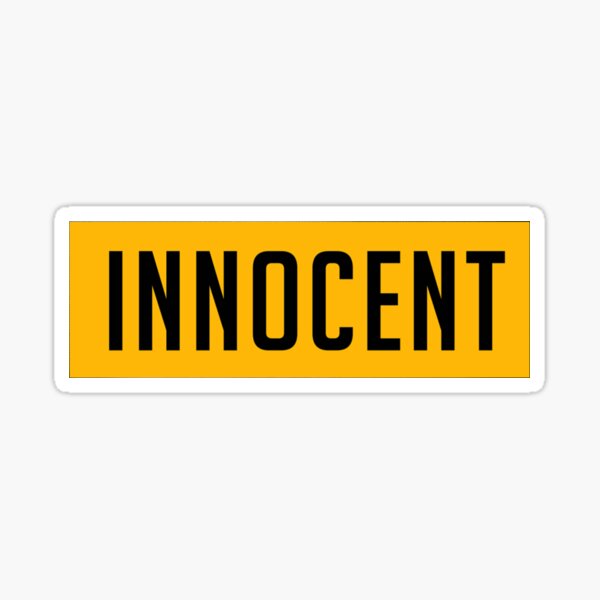 Michael Jackson Innocent Sticker