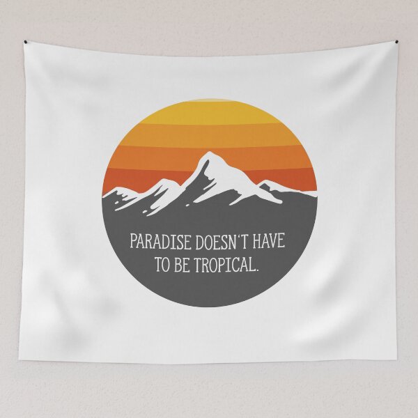 Artikelvorschau, Paradise does not have to be tropical entworfen und verkauft von Vectorqueen.