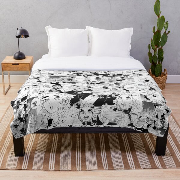 Rengoku Aniki Collage (Demon Slayer) Throw Blanket