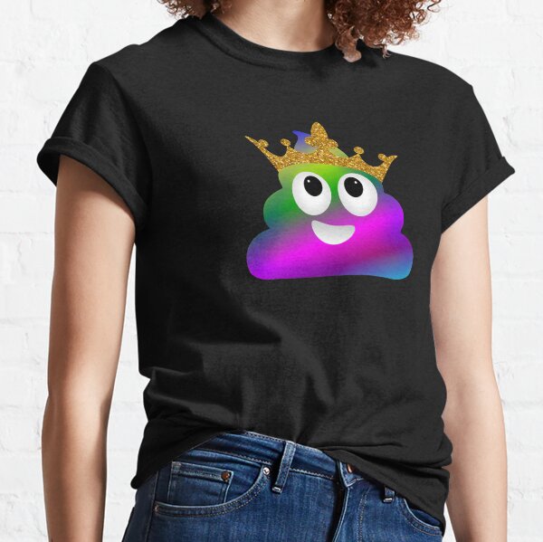  Poop In Rainbow Emoji Fashion Women's Classic