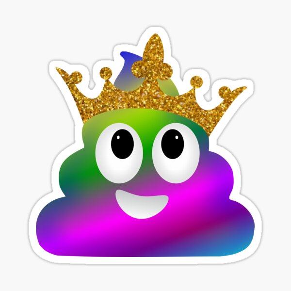 Rainbow Poop Emoji Stickers Redbubble - rainbow poop emoji ts roblox