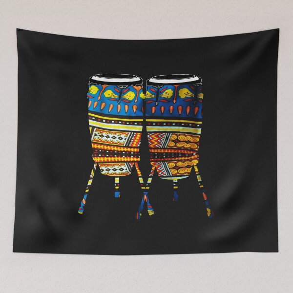 Item preview, African Pattern Drum Black History Month Black Pride Musical Instrument designed and sold by dara4uall.