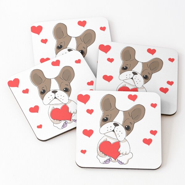 Item preview, Chien Mignon Cute Dog Love Heart designed and sold by Fiesta1000.