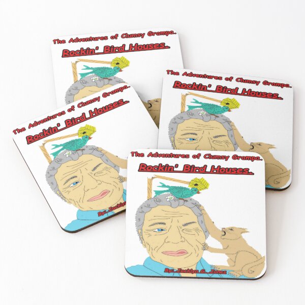 Item preview, The Adventures of Clumsy Grampa Rockin' Bird Houses designed and sold by Jacklyn G.  Jones.