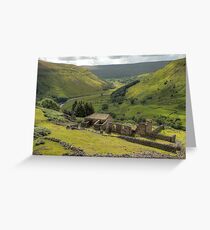 Crackpot Hall and Swaledale Greeting Card