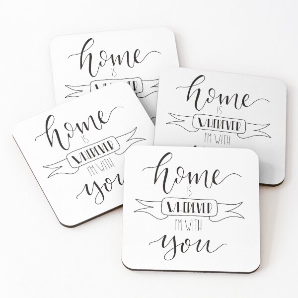 Item preview, Home is wherever I’m with you designed and sold by Atouchofsparkle.