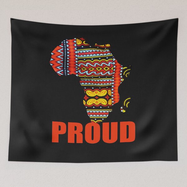 Item preview, Africa Map Proud Ankara African Map Black History Month Black Pride designed and sold by dara4uall.