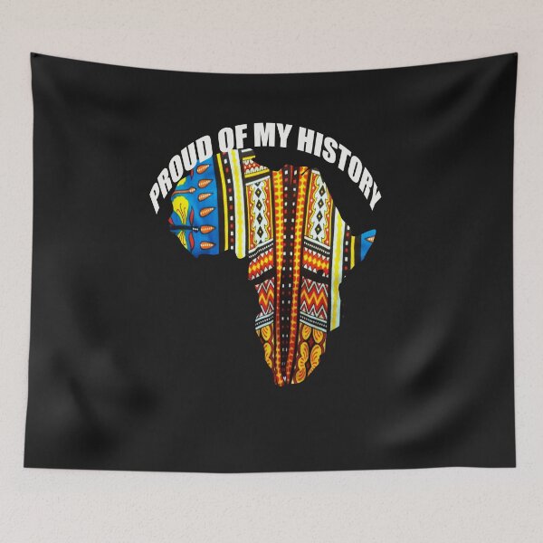 Item preview, Proud Ankara African Map Black History Month Black Pride designed and sold by dara4uall.