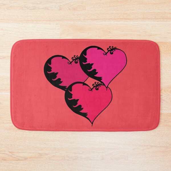 Item preview, Triple Scroll Heart Peach Background designed and sold by Izzy Clarence.
