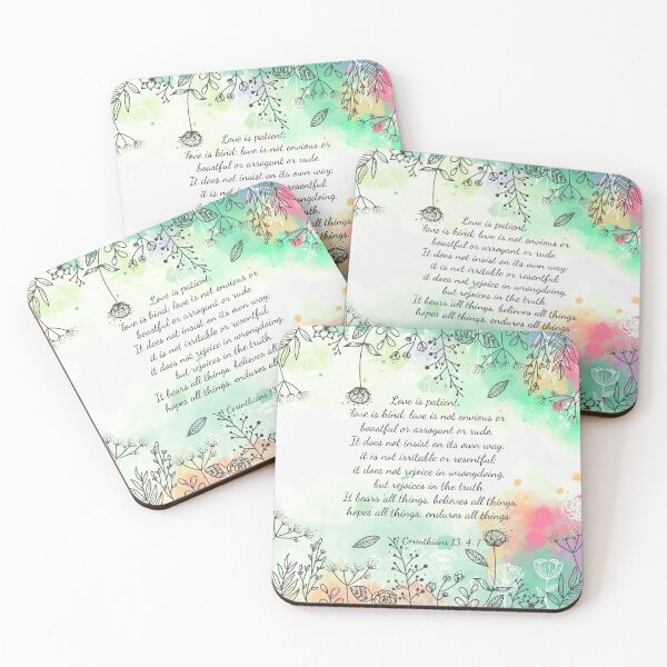Item preview, 1 Corinthians 13:4,7 designed and sold by neteor.