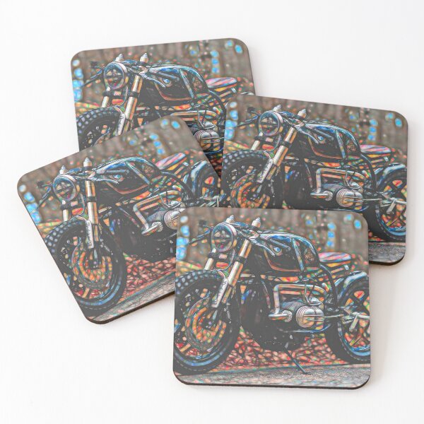 Item preview, Vintage Motorcycle - Cafe Racer designed and sold by Marlene Watson-Hall.