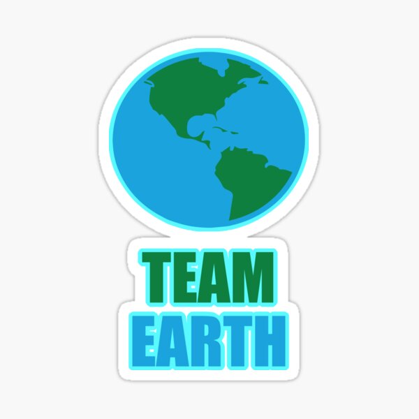 Team Earth Climate Activists Sticker