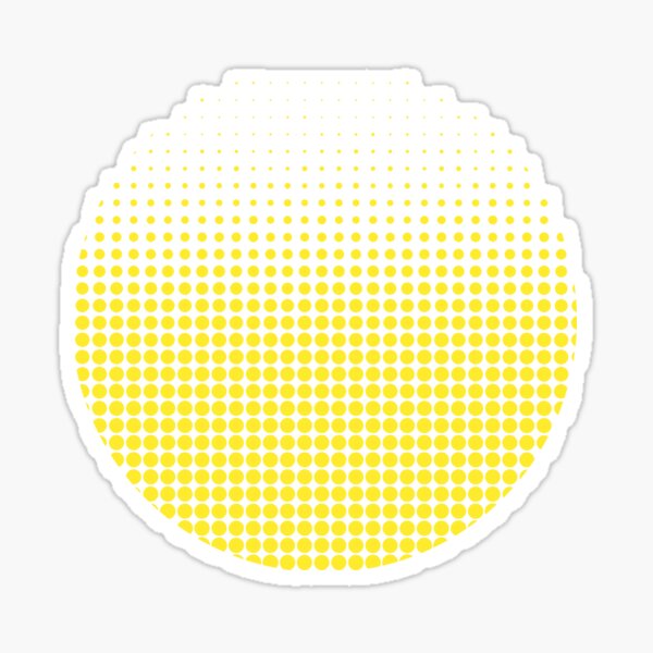 "Sunshine dots yellow gold dots" Sticker for Sale by HIghlandkings