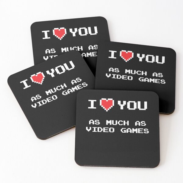 Item preview, I love You As Much As Video Games designed and sold by SpoofTShirts.