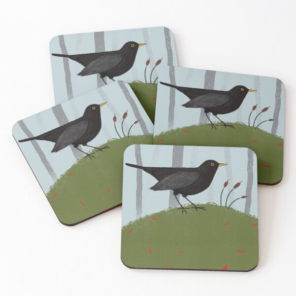 Item preview, Blackbird in the forest designed and sold by Amanda Carter.