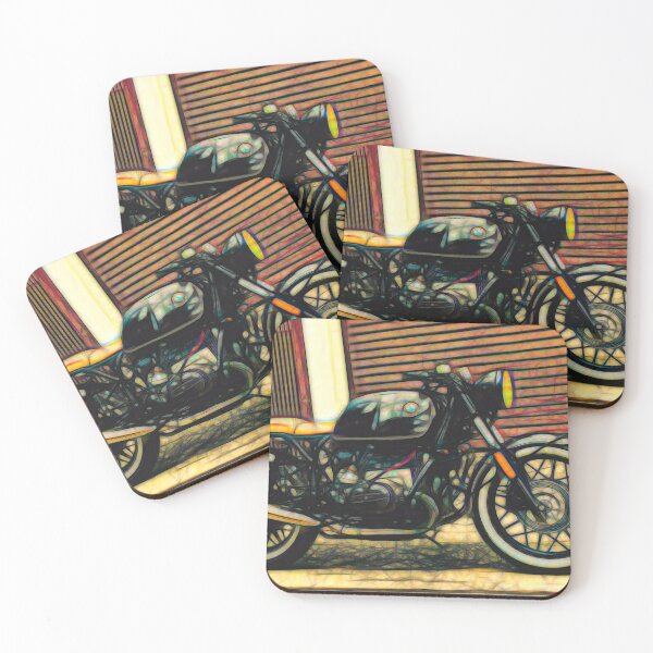 Item preview, Vinatge Cafe Racer Motorcycle designed and sold by Marlene Watson-Hall.