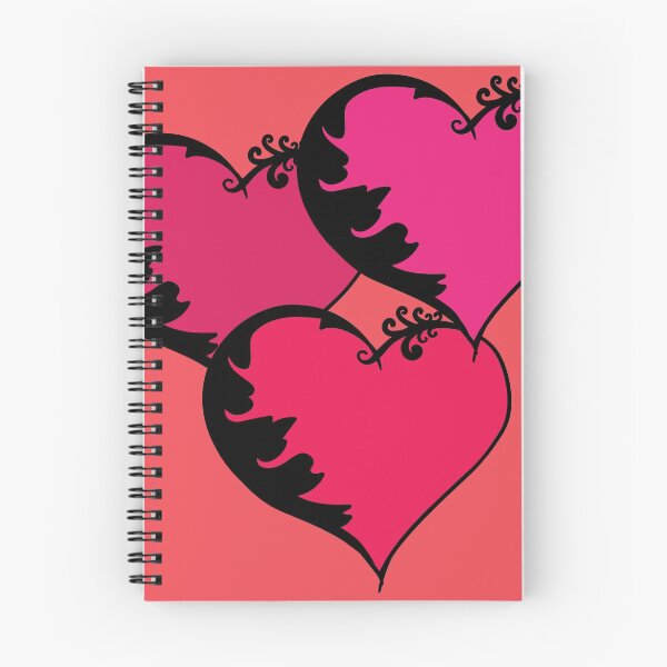 Item preview, Triple Scroll Heart Peach Background designed and sold by Izzy Clarence.
