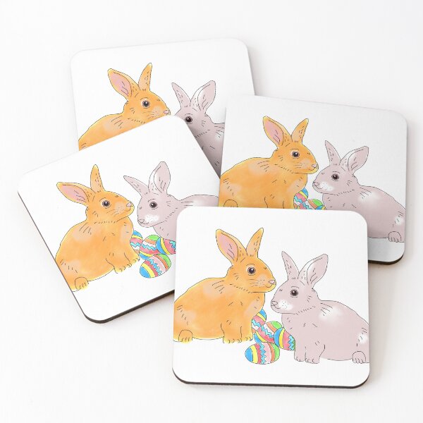 Item preview, Easter bunnies, bunny designed and sold by ilanagraf.
