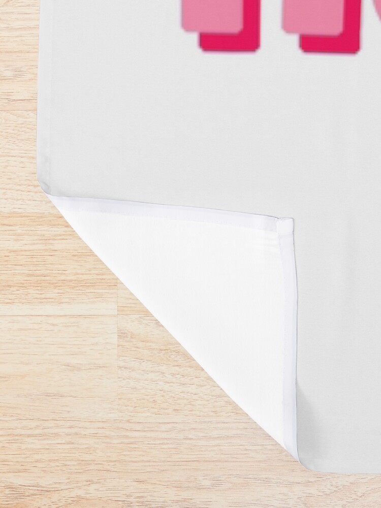 Alternate view of Get Naked - Pink Shower Curtain