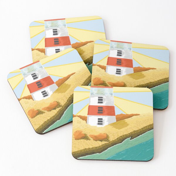 Item preview, Sandstone and Lighthouse Beach designed and sold by BjernRaz.