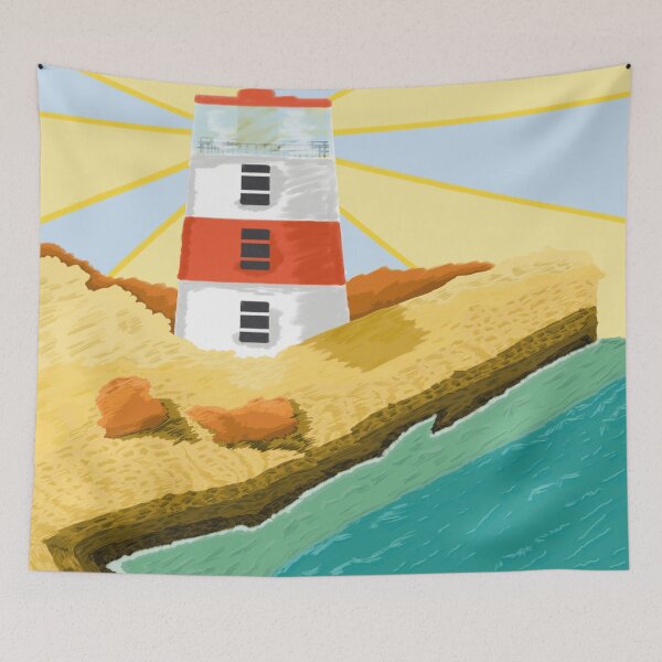 Item preview, Sandstone and Lighthouse Beach designed and sold by BjernRaz.