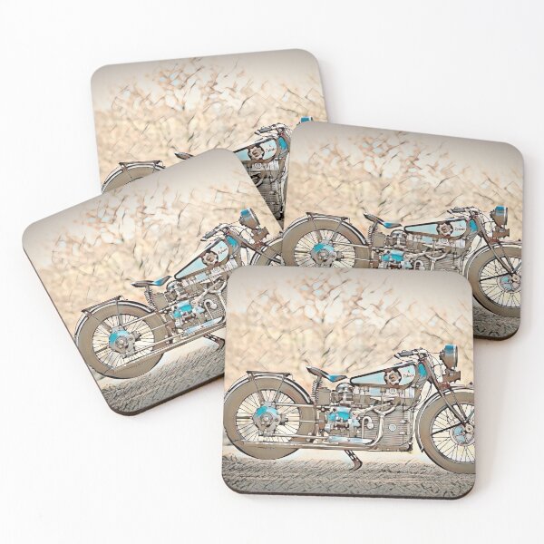Item preview, Vintage Motorcycle - Circa 1928 designed and sold by Marlene Watson-Hall.