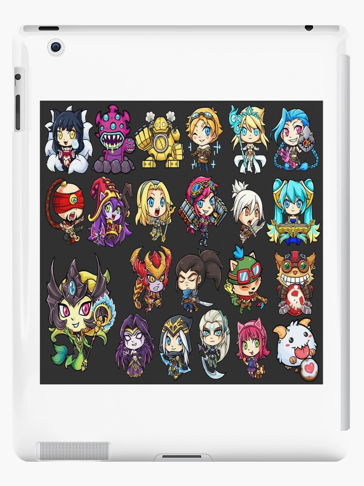 League Of Legends Mini Characters Ipad Case Skin By Maccurious Redbubble