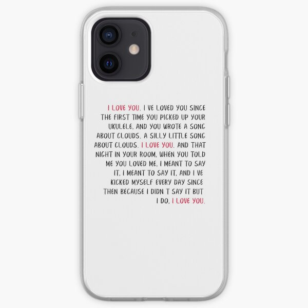 i love you speech HSMTMTS iPhone Soft Case