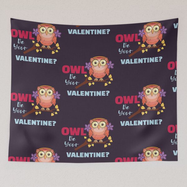Item preview, Valentine Owls Cute Valentine's Day Matching Couples Funny product designed and sold by doodabobs.