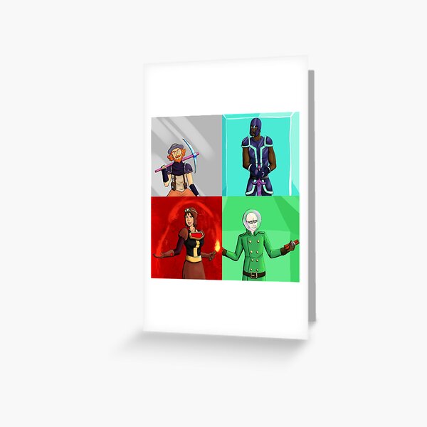 Minecraft Story Mode Greeting Cards Redbubble - roblox deathrun capes