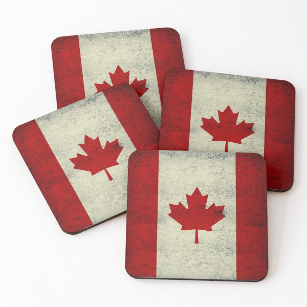 Item preview, Old and Worn Distressed Vintage Canadian Flag designed and sold by NiceThings Store.