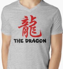 Chinese Zodiac Dragon Men's V-Neck T-Shirt