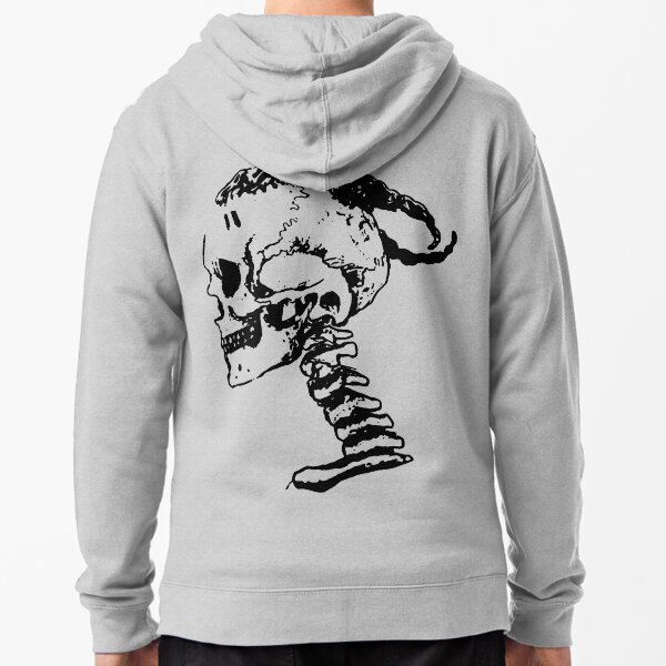 xxxtentacion Skull Logo Veste zippée à capuche