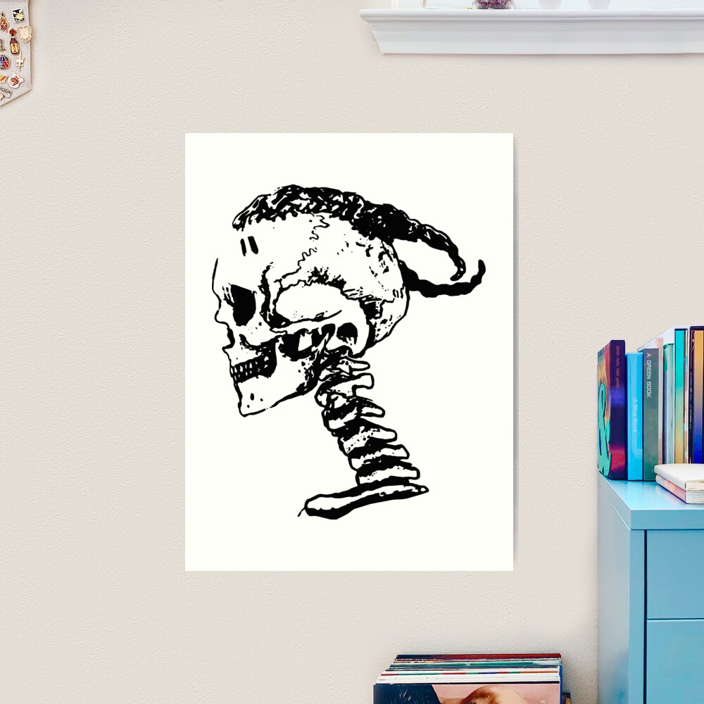 SKOLOCT アート XXXTENTACION xxxtentacion Skull Logo