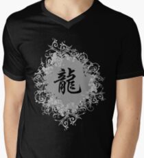 Chinese Zodiac Dragon Men's V-Neck T-Shirt