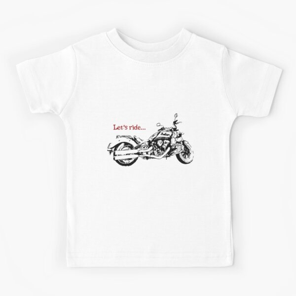 Indian Motorcycle T Shirt Feathers SOA Classic Motorbike Kids Children Tee Top 