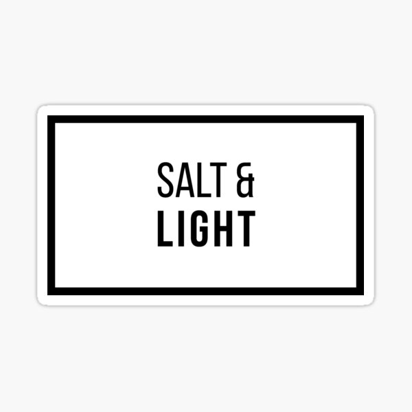 Artikel-Vorschau von Salz und Licht – Bibelstellen (Schwarz), designt und verkauft von firelightdesign.