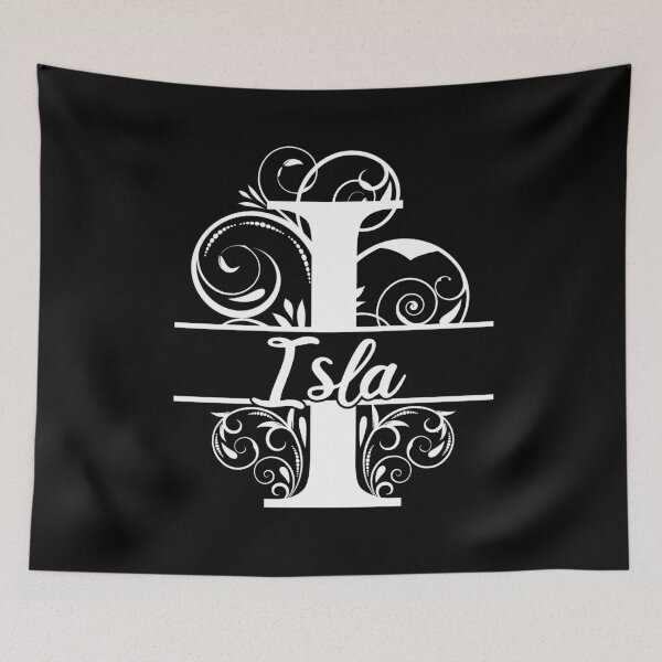 Item preview, Personalized Name Monogram I - Isla - Letter I - White designed and sold by MysticMagpie.