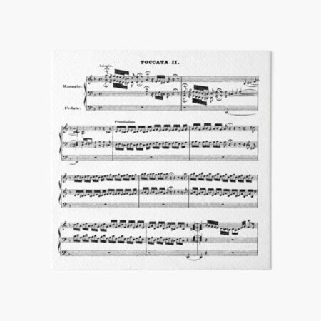 Aperçu de l'œuvre Partitions Bach Tocatta et Fugue créée et vendue par bhconn.