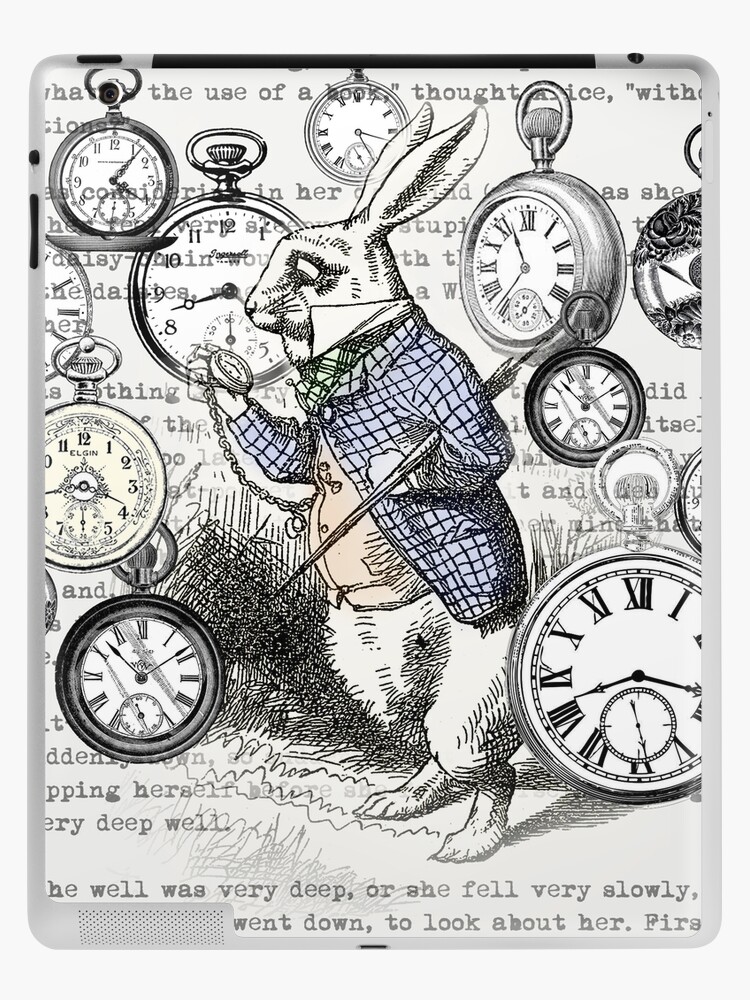 White Rabbit Alice in Wonderland Watches Time Clock for Sale by antiqueart