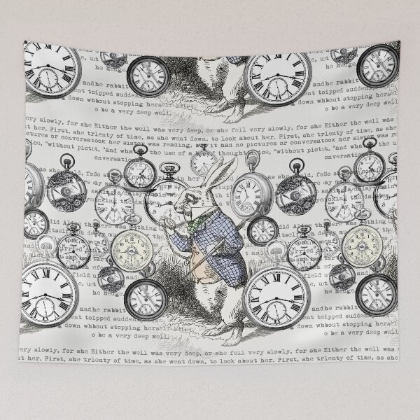Item preview, White Rabbit Alice in Wonderland Watches Time designed and sold by antiqueart.