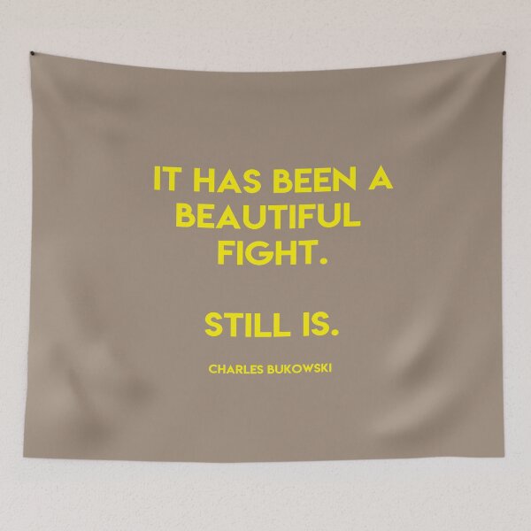 Item preview, Beautiful fight Print designed and sold by Skippingbird.