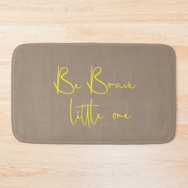 Item preview, Be brave little one - Bright Yellow- Print designed and sold by Skippingbird.
