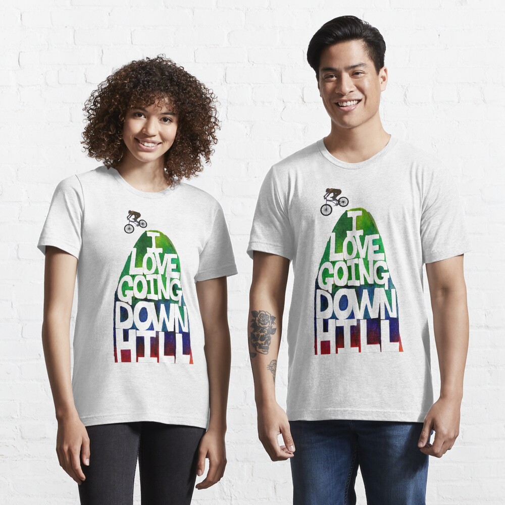 I Love Going Downhill (White) Essential T-Shirt